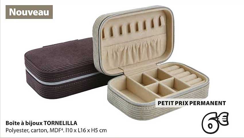 Boîte à bijoux TORNELILLA