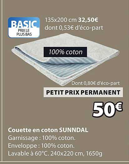Couette en coton SUNDAL