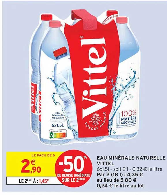 EAU MINÉRALE NATURELLE VITTEL
