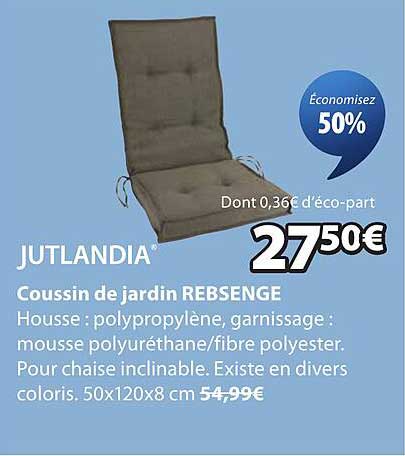JUTLANDIA Coussin de jardin REBSENGE