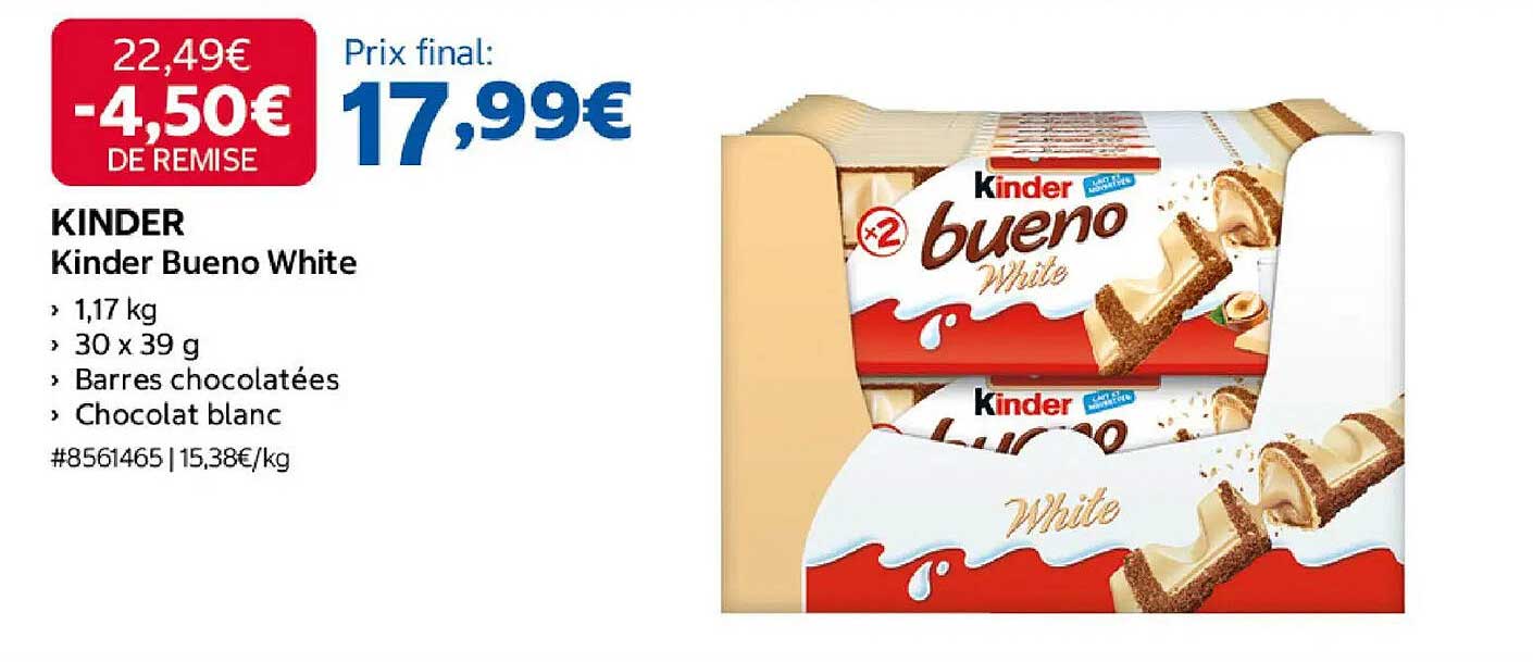 Kinder Bueno White