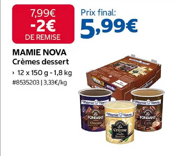 MAMIE NOVA Crèmes dessert