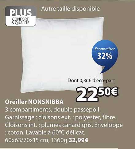 Oreiller NONSNIBBA