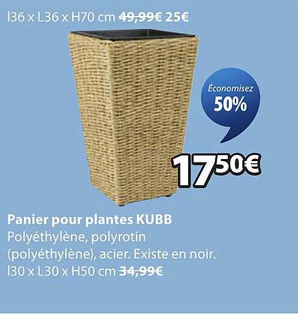 Panier pour plantes KUBB