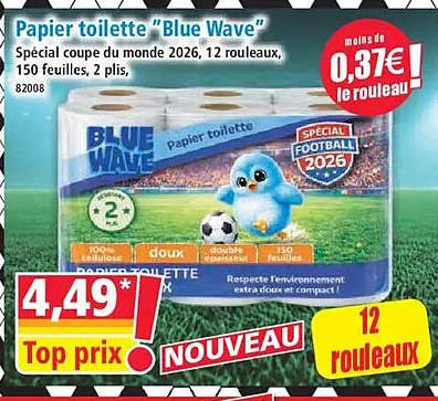 Papier toilette "Blue Wave"