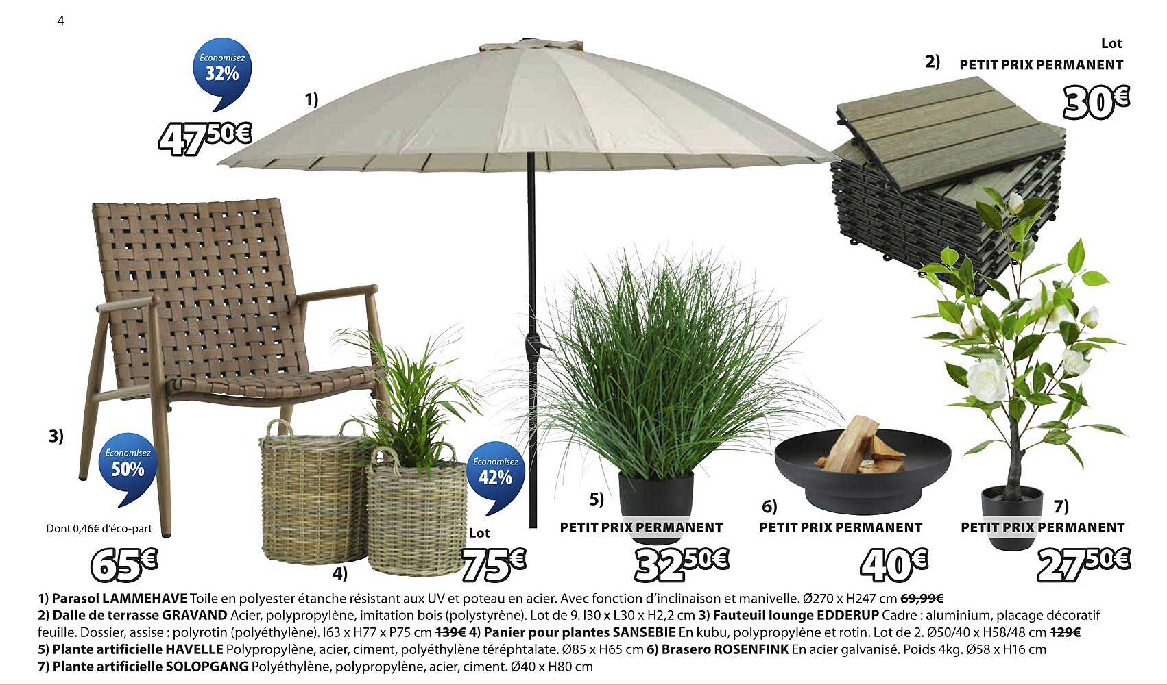 Parasol LAMMEHAVE