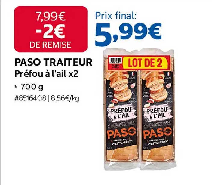 Promo Préfou Ail Paso chez Intermarché - 123Catalogue.fr
