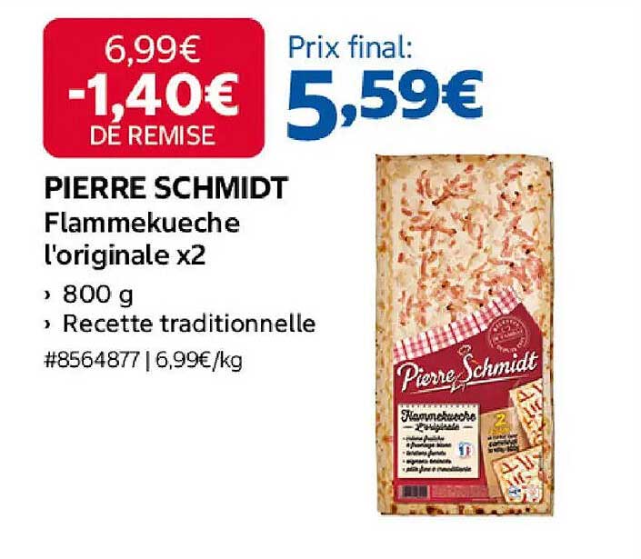 PIERRE SCHMIDT Flammekueche l'originale x2
