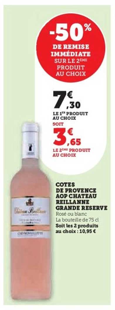 -50% DE REMISE IMMÉDIATE SUR LE 2ÈME PRODUIT AU CHOIX