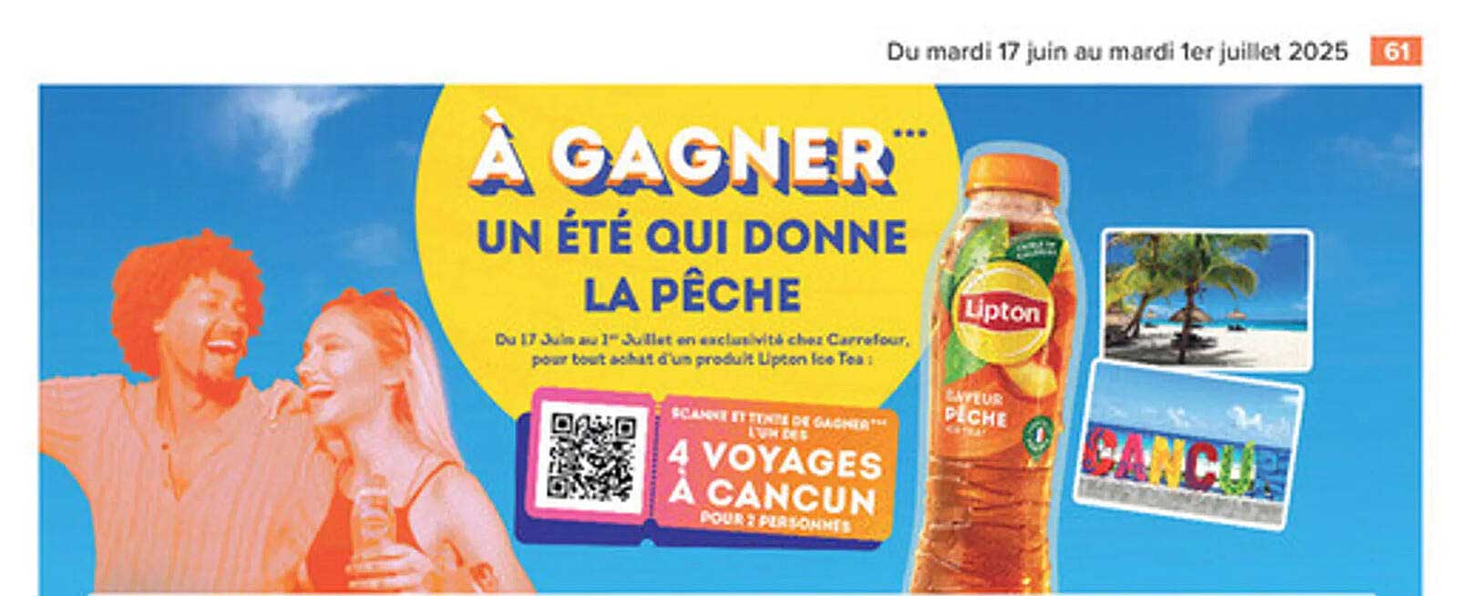 À GAGNER... UN ÉTÉ QUI DONNE LA PÊCHE