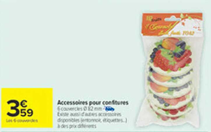 Accessoires pour confitures