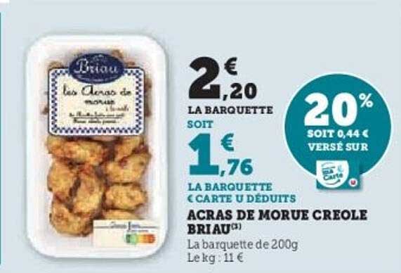 Acras de Morue Créole Briau