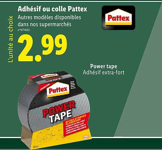 Adhésif ou colle Pattex