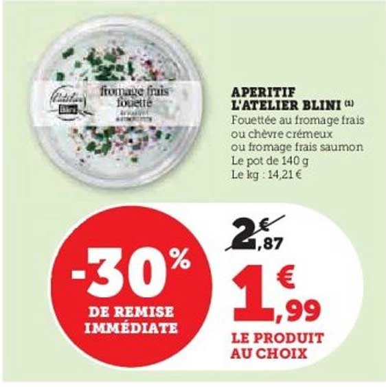 APERITIF L'ATELIER BLINI