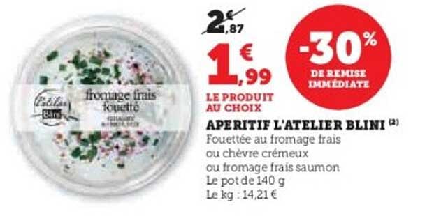 APERITIF L'ATELIER BLINI