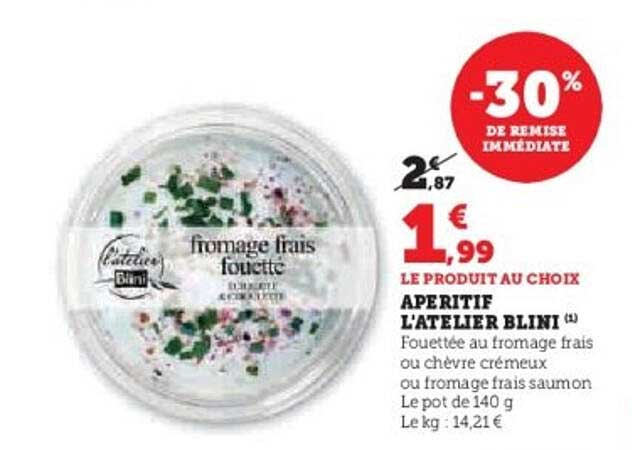 APERITIF L'ATELIER BLINI