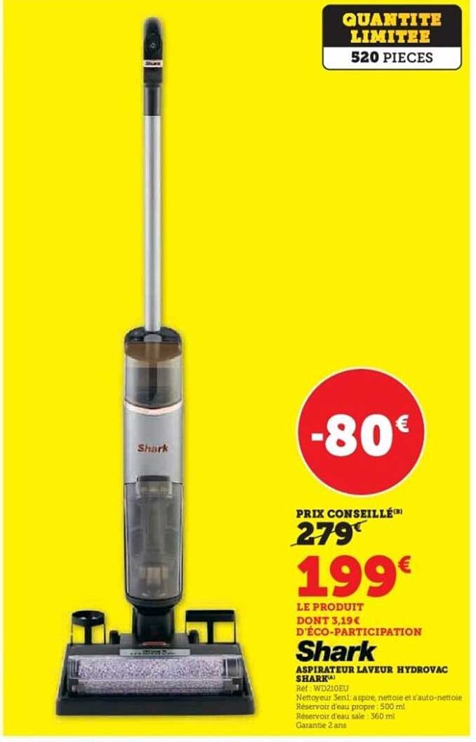 ASPIRATEUR LAVEUR HYDROVAC SHARK