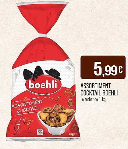 ASSORTIMENT COCKTAIL BOEHLI