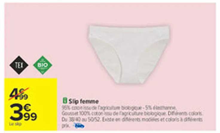 B Slip femme