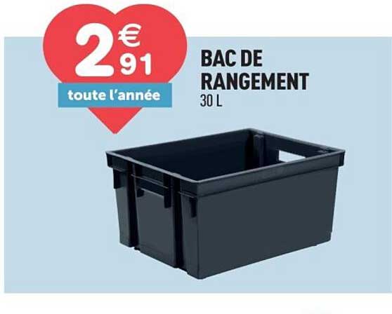 BAC DE RANGEMENT