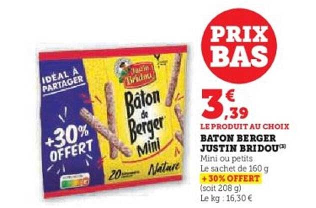 Baton Berger Justin Bridou
