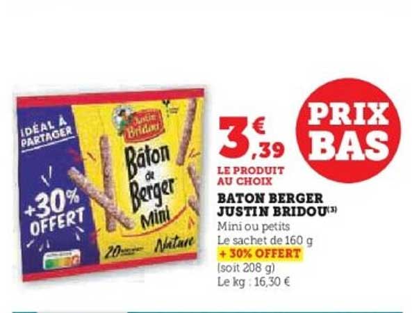 BATON BERGER JUSTIN BRIDOU
