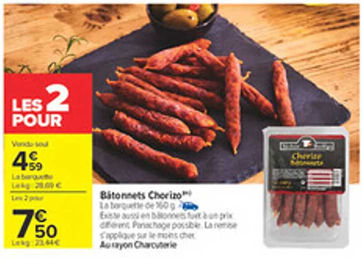Bâtonnets Chorizo™