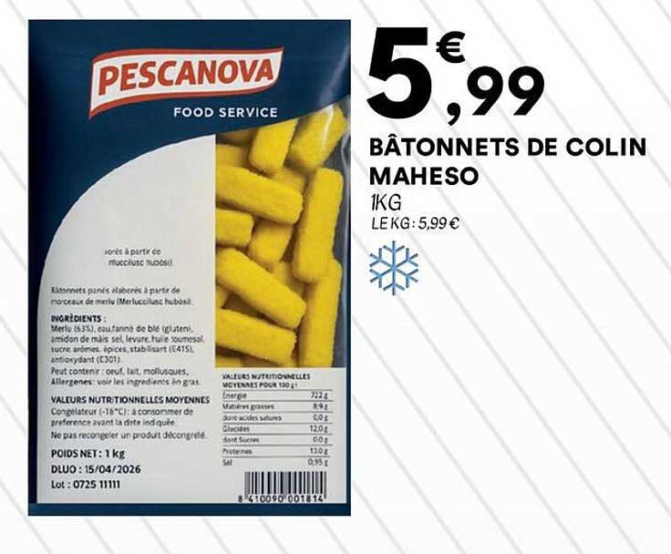 BÂTONNETS DE COLIN MAHESO