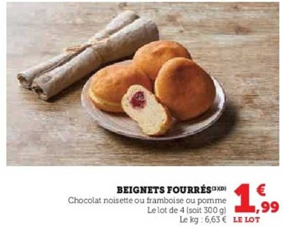 BEIGNETS FOURRÉS