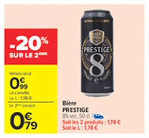 Bière PRESTIGE