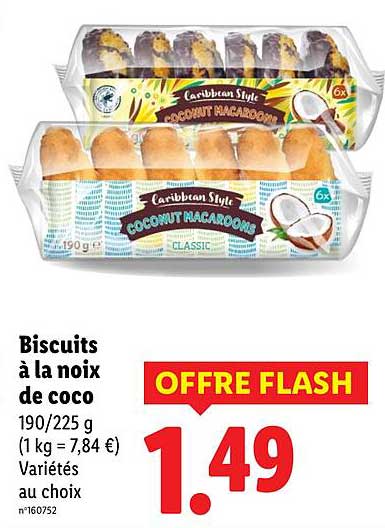 BISCUITS À LA NOIX DE COCO
