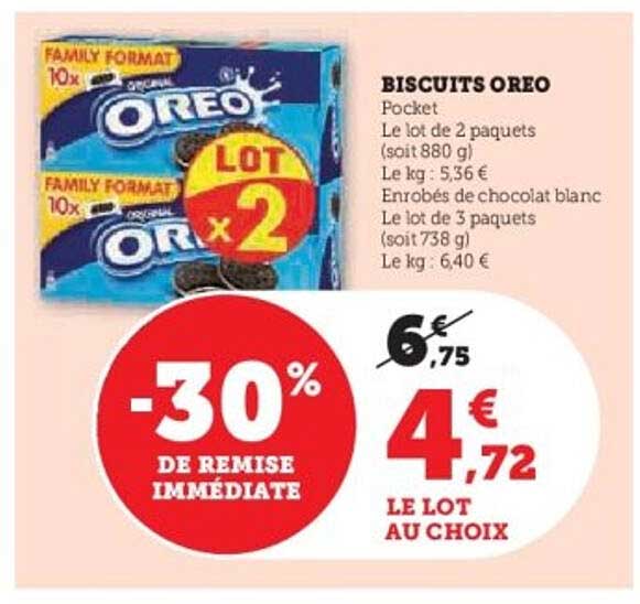 BISCUITS OREO