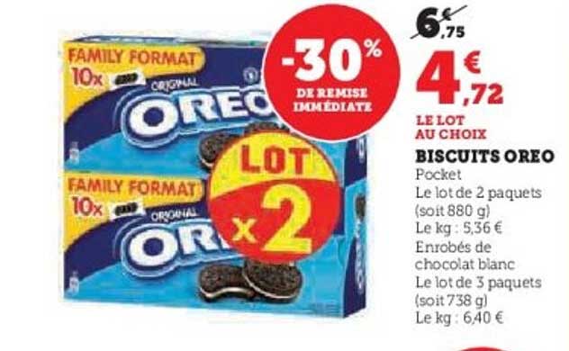 BISCUITS OREO Pocket