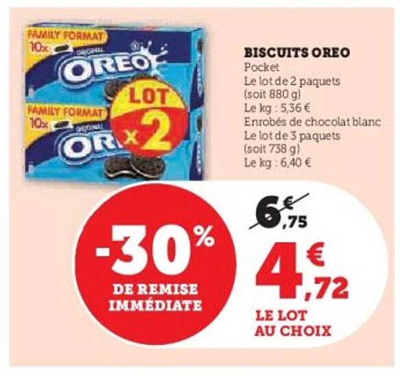 BISCUITS OREO