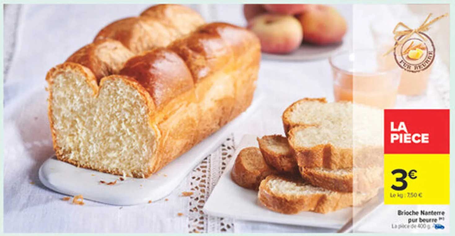 Brioche Nanterre pur beurre