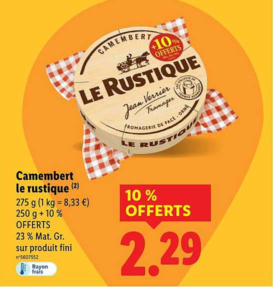 Camembert le rustique