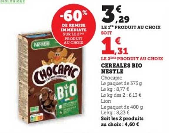 CEREALES BIO NESTLE