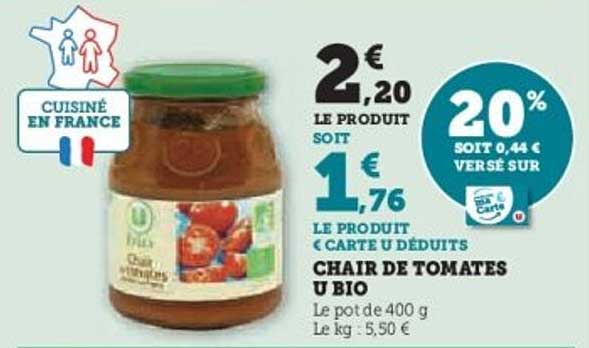 CHAIR DE TOMATES U BIO