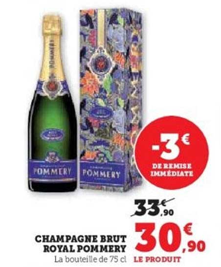 CHAMPAGNE BRUT ROYAL POMMERY