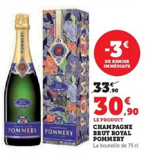 CHAMPAGNE BRUT ROYAL POMMERY