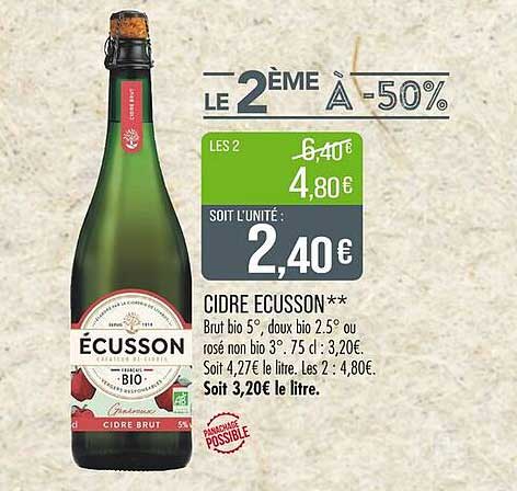CIDRE ECUSSON**