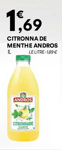 CITRONNA DE MENTHE ANDROS