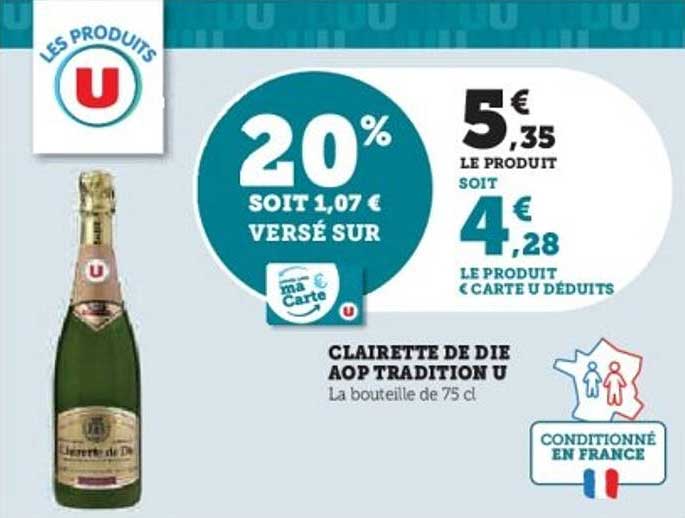 CLAIRETTE DE DIE AOP TRADITION U