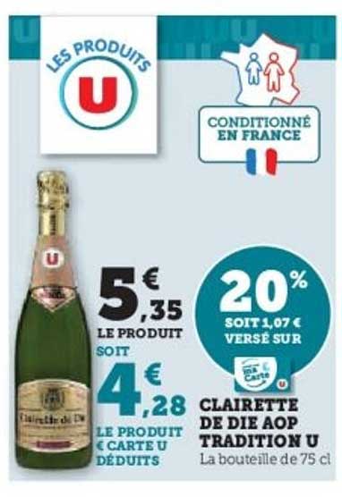 CLAIRETTE DE DIE AOP TRADITION U