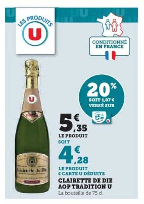 CLAIRETTE DE DIE AOP TRADITION U