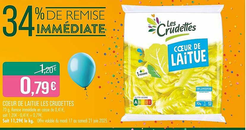 CŒUR DE LAITUE LES CRUDETTES