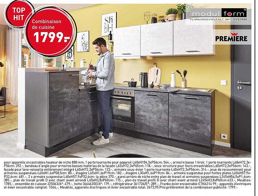 Combinaison de cuisine