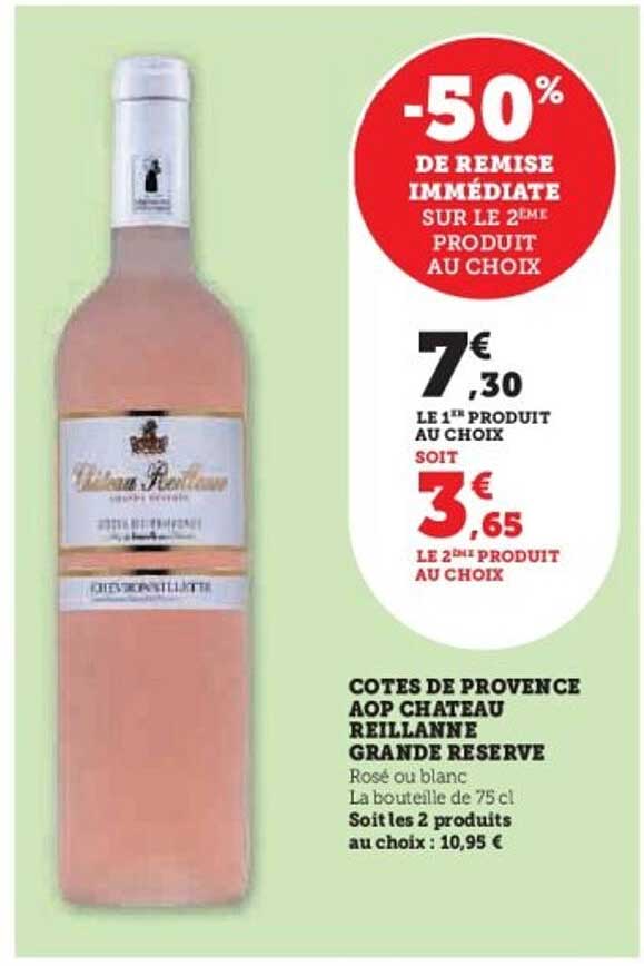 COTES DE PROVENCE AOP CHATEAU REILLANNE GRANDE RESERVE