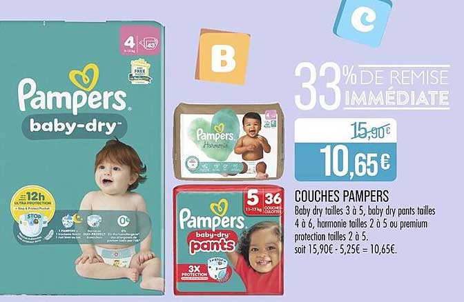 COUCHES PAMPERS