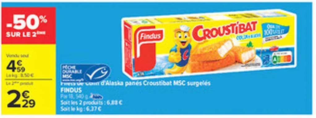 Croustibat - -50% SUR LE 2ème